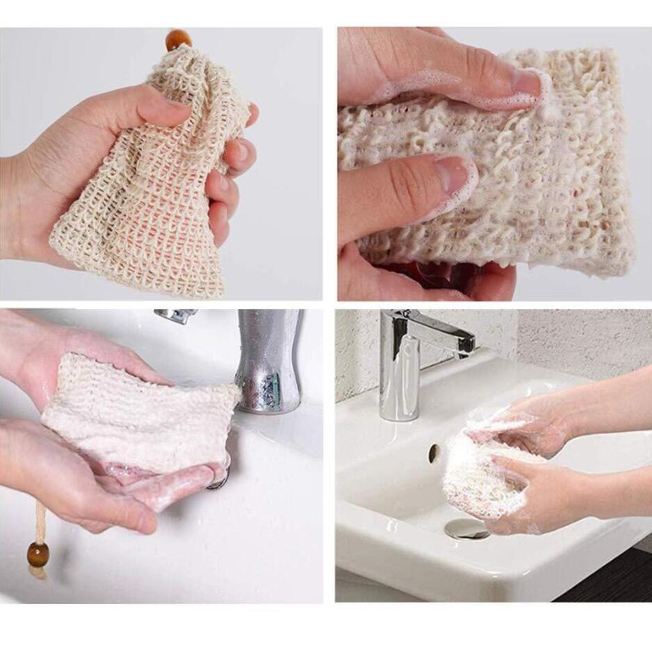 Fashion Natural Exfoliating Soap Bags Handmade Sisal Soap Bags Natural Mesh Soap Saver Pouch Holder Bath Soaps Holder Bathroom New
Fashion Natural Exfoliating Soap Bags Handmade Sisal Soap Bags Natural Mesh Soap Saver Pouch Holder Bath Soaps Holder Bathroom New