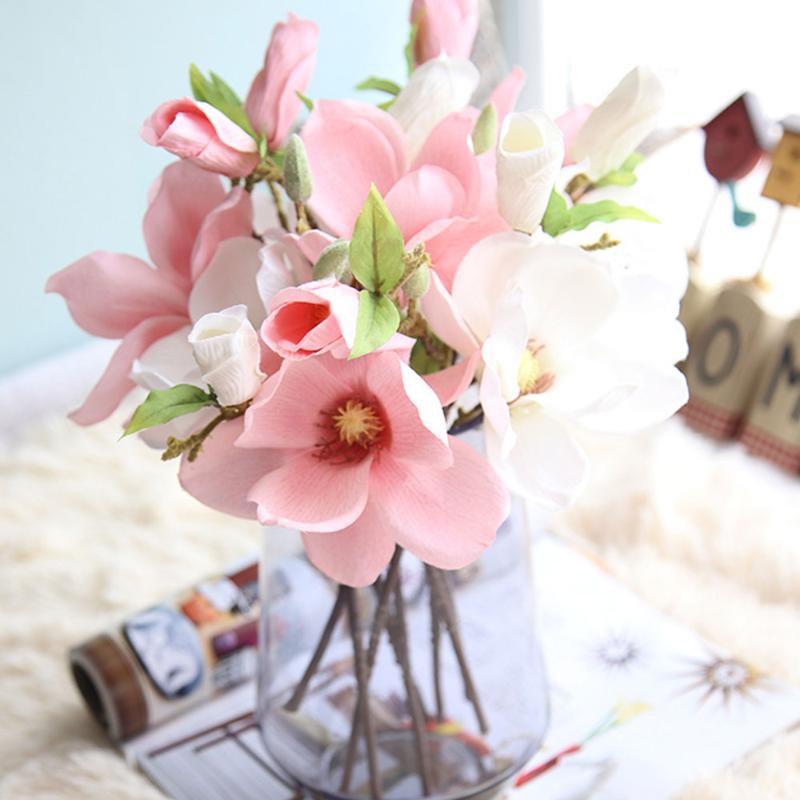 DIY Artificial Flowers Silk Orchid Magnolia Branch Fake Flowers Wedding Decoration For Home Christmas Valentine's Day Gift Silk, Beige
DIY Artificial Flowers Silk Orchid Magnolia Branch Fake Flowers Wedding Decoration For Home Christmas Valentine's Day Gift Silk, Beige