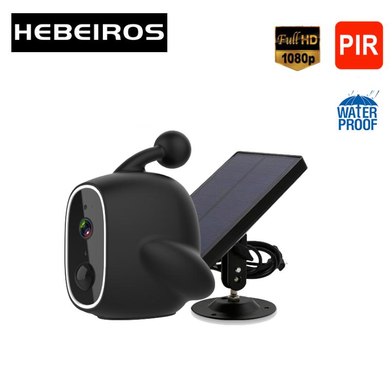 Hebeiros 1080P Mini Solar Power Battery Camera Outdoor IP67 Waterproof IP Wifi Camera 2MP PIR Surveillance Security CCTV
Hebeiros 1080P Mini Solar Power Battery Camera Outdoor IP67 Waterproof IP Wifi Camera 2MP PIR Surveillance Security CCTV