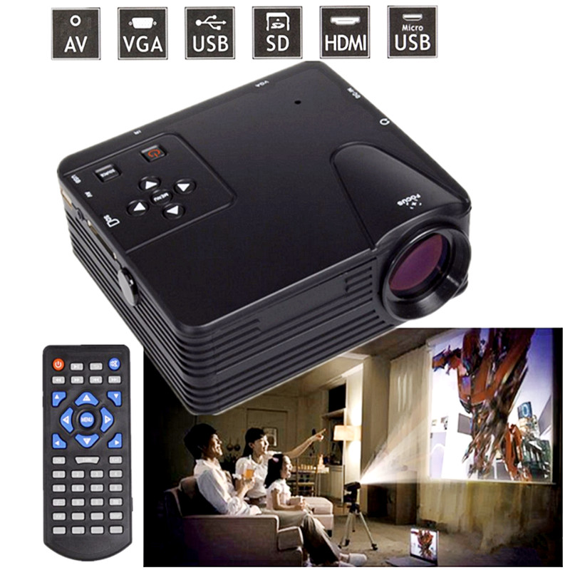 H80 Portable Mini Projector Led Home Theater Projector USB Port SD AV HDMI 600 Lumens 1080P HD Portable Projector VGA Cable 1pcs/lot
H80 Portable Mini Projector Led Home Theater Projector USB Port SD AV HDMI 600 Lumens 1080P HD Portable Projector VGA Cable 1pcs/lot