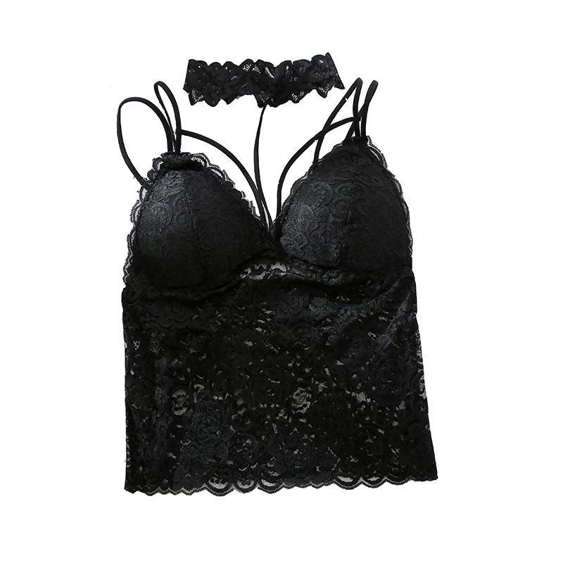 CHRLEISURE sexy lace bra beauty back wear suspender vest bralette bottoming shirt women underwear lingerie, White
CHRLEISURE sexy lace bra beauty back wear suspender vest bralette bottoming shirt women underwear lingerie, White