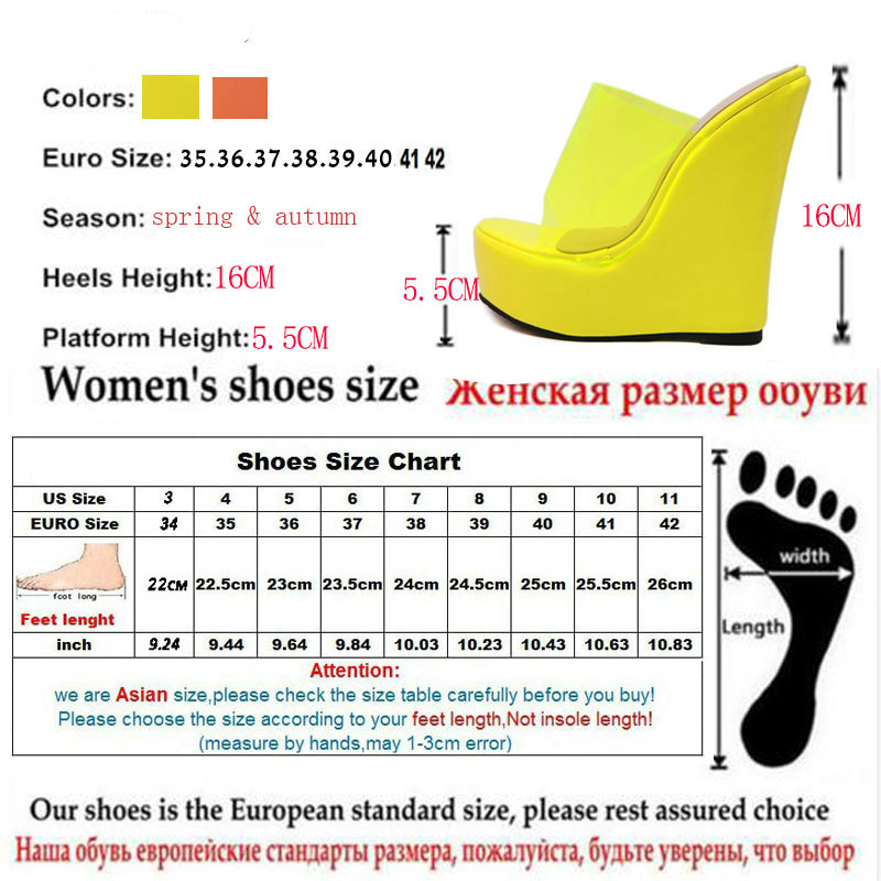 2021 The New Sweet Slippers Retro-feminine Wedge Slides See Transparent Beach Shoes Clear-cut -11 Size 6u6d, Orange.
2021 The New Sweet Slippers Retro-feminine Wedge Slides See Transparent Beach Shoes Clear-cut -11 Size 6u6d, Orange.