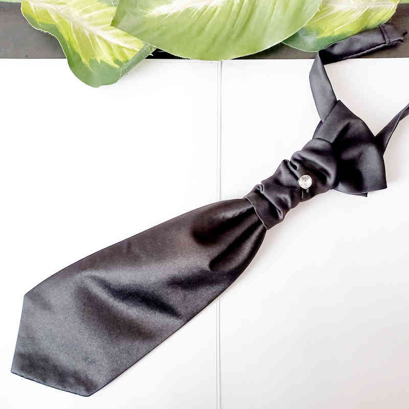 Necktie Scarf Corbata Men's Bow Tie Groom with White Black Fang You Dinner Suit Wedding Ceremony British Korean Silk Hong Kong Knot
