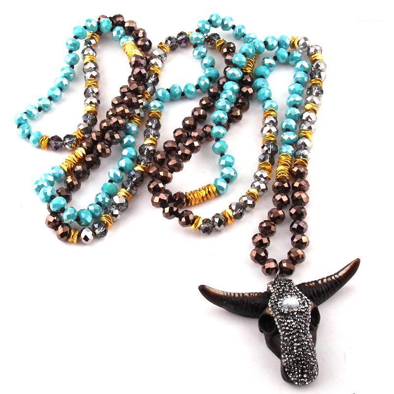 Fashion Bohemian Jewelry 150cm Long Knotted Metal Spacer Multi Crystal Horn Pendant Necklace For Women Ethnic Necklace1
Fashion Bohemian Jewelry 150cm Long Knotted Metal Spacer Multi Crystal Horn Pendant Necklace For Women Ethnic Necklace1