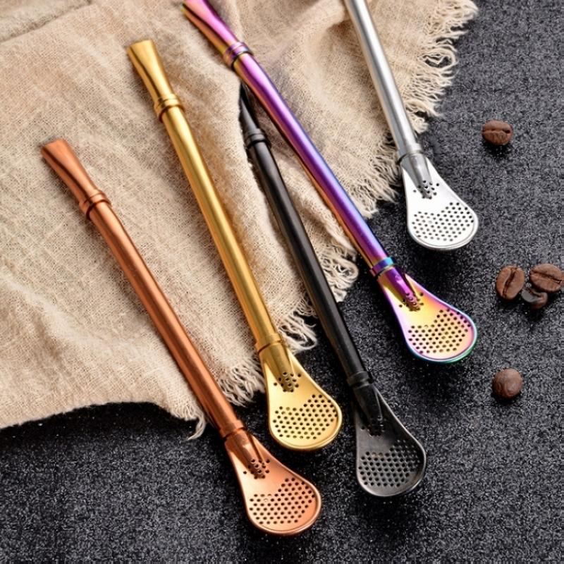 1 Pc Coffee Drinking Tubes Creative Stainless Steel Coffee Straw Tube Spoon Washable Milk Filter Tools Bar Accessories
1 Pc Coffee Drinking Tubes Creative Stainless Steel Coffee Straw Tube Spoon Washable Milk Filter Tools Bar Accessories