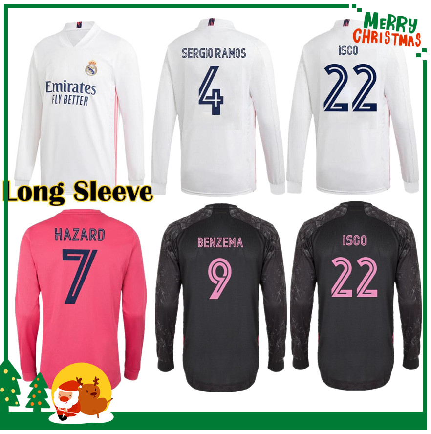 Long sleeve 20 21 Real madrid football Jersey Benzema VINI JR Modric ASENSIO SERGIO RAMOS HAZARD 2020 2021 sports Soccer shirt, Long sleeve 20/21 home
Long sleeve 20 21 Real madrid football Jersey Benzema VINI JR Modric ASENSIO SERGIO RAMOS HAZARD 2020 2021 sports Soccer shirt, Long sleeve 20/21 home