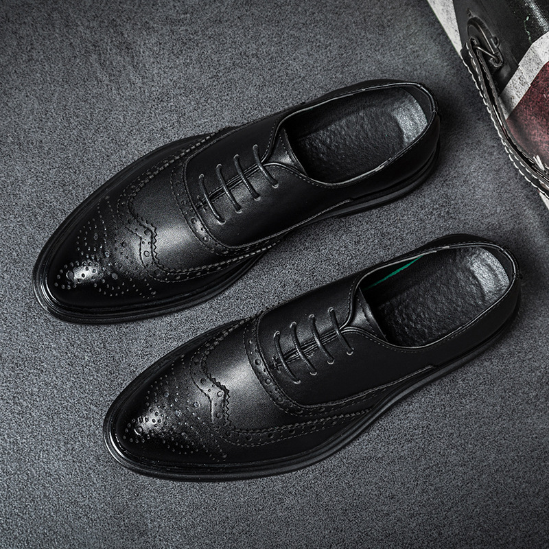 2020 New Mens Brogue Leather Shoes British Style Carving Mens Shoes Foreign Trade Shoes Cross-Border Supply Factory Wholesale Large Size Sho, 8226 black
2020 New Mens Brogue Leather Shoes British Style Carving Mens Shoes Foreign Trade Shoes Cross-Border Supply Factory Wholesale Large Size Sho, 8226 black