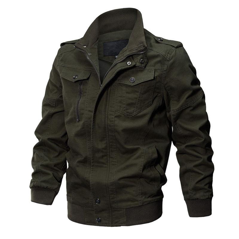 2020 Jacket Men Spring Autumn Cotton Pilot Washed Coat Army Men's Bomber Jackets Cargo Flight Jacket Plus Size 5XL 6XL, 701 khaki
2020 Jacket Men Spring Autumn Cotton Pilot Washed Coat Army Men's Bomber Jackets Cargo Flight Jacket Plus Size 5XL 6XL, 701 khaki