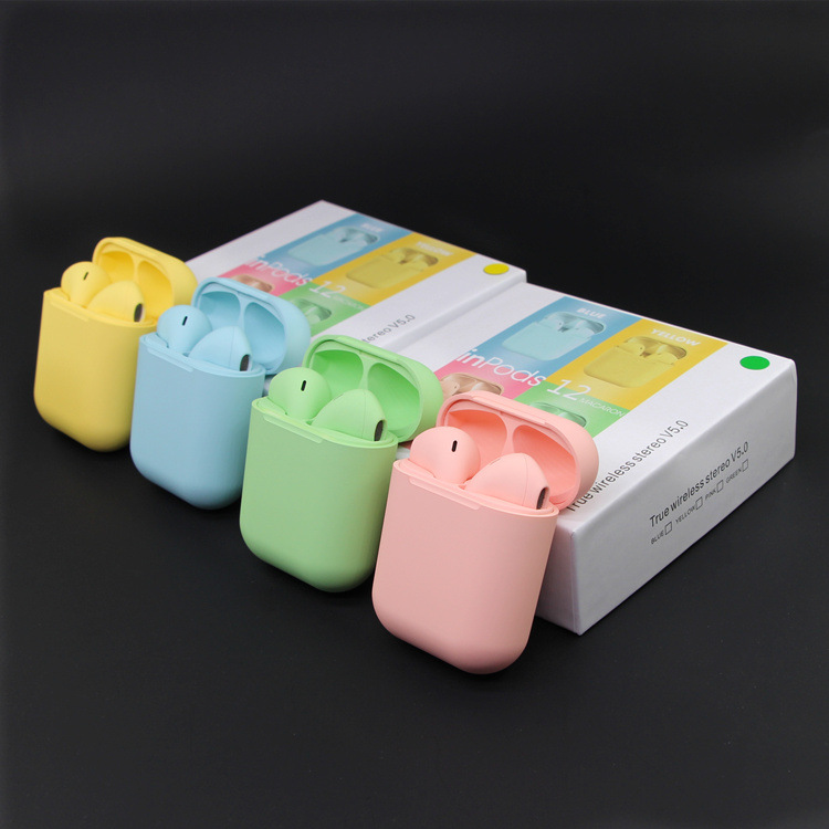 original inpods i12 TWS wireless Bluetooth earphones matte true stereo Touch Control sport headphone Earbuds macaron inpods 12 for mobile phone, Black
original inpods i12 TWS wireless Bluetooth earphones matte true stereo Touch Control sport headphone Earbuds macaron inpods 12 for mobile phone, Black