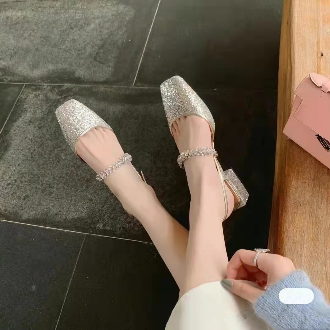 2022 dress Shoes Begum embellished pumps begum diamond sandals shine fine Square Toe sexy women's summer crystal shoe, Black 
2022 dress Shoes Begum embellished pumps begum diamond sandals shine fine Square Toe sexy women's summer crystal shoe, Black