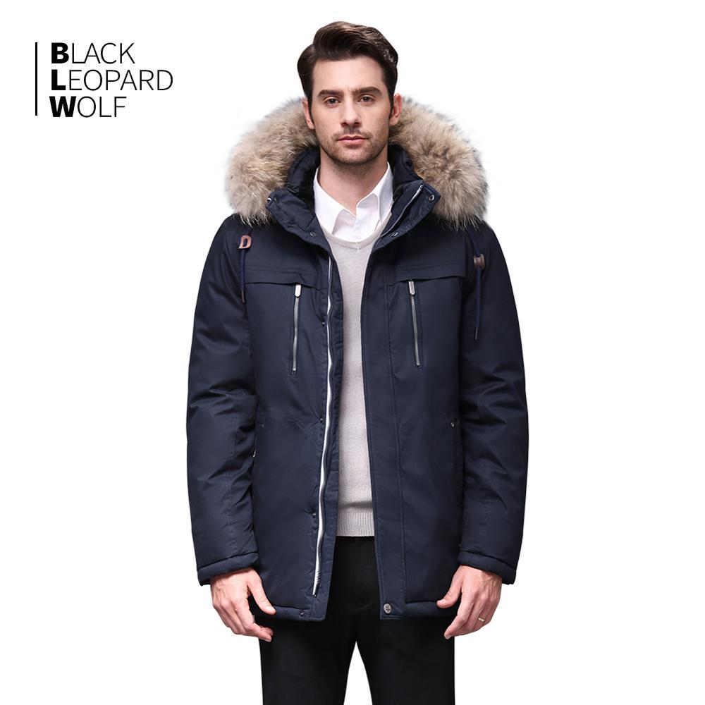 Blackleopardwolf winter jacket men fashion coat thik parka men alaska detachable outwear with comfortable cuffs BL-6605M 201026