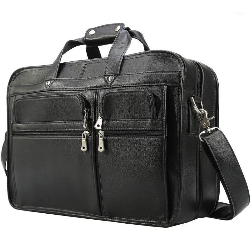 MHAUE Genuine Leather Briefcase Bag for 15 16 17 inch laptop computer bag real cow skin handbags for men male men's leather1, Black
MHAUE Genuine Leather Briefcase Bag for 15 16 17 inch laptop computer bag real cow skin handbags for men male men's leather1, Black