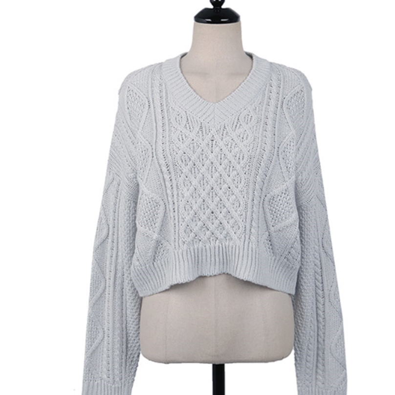 Women Sweater pullover Female knitting overszie sweaters Long Sleeve Girls Tops Loose Elegant Knitted Outerwear thick sexy 201223