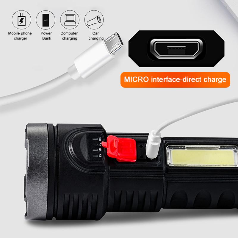 Multi-function Glare Strong Light USB Long-range Light Portable Torch Tactical Night Equipment
Multi-function Glare Strong Light USB Long-range Light Portable Torch Tactical Night Equipment