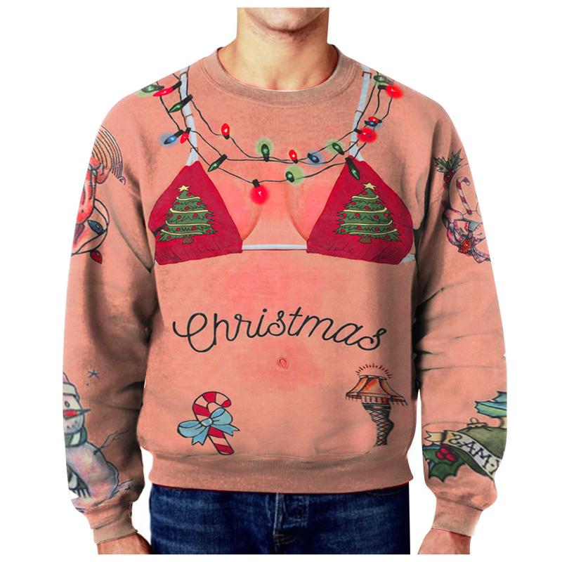 Men's Hoodies & Sweatshirts Christmas Print Crewneck Oversized Hoodie For Men Hip Hop Casual Freestyle Sweater Long Sleeve Blouse Sudaderas, Black
Men's Hoodies & Sweatshirts Christmas Print Crewneck Oversized Hoodie For Men Hip Hop Casual Freestyle Sweater Long Sleeve Blouse Sudaderas, Black