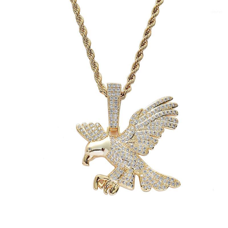 Pendant Necklaces Eagle Necklace Men Gold Color Iced Out Punk Zircon Rapper Fashion Hip Hop Jewelry Gift1
Pendant Necklaces Eagle Necklace Men Gold Color Iced Out Punk Zircon Rapper Fashion Hip Hop Jewelry Gift1