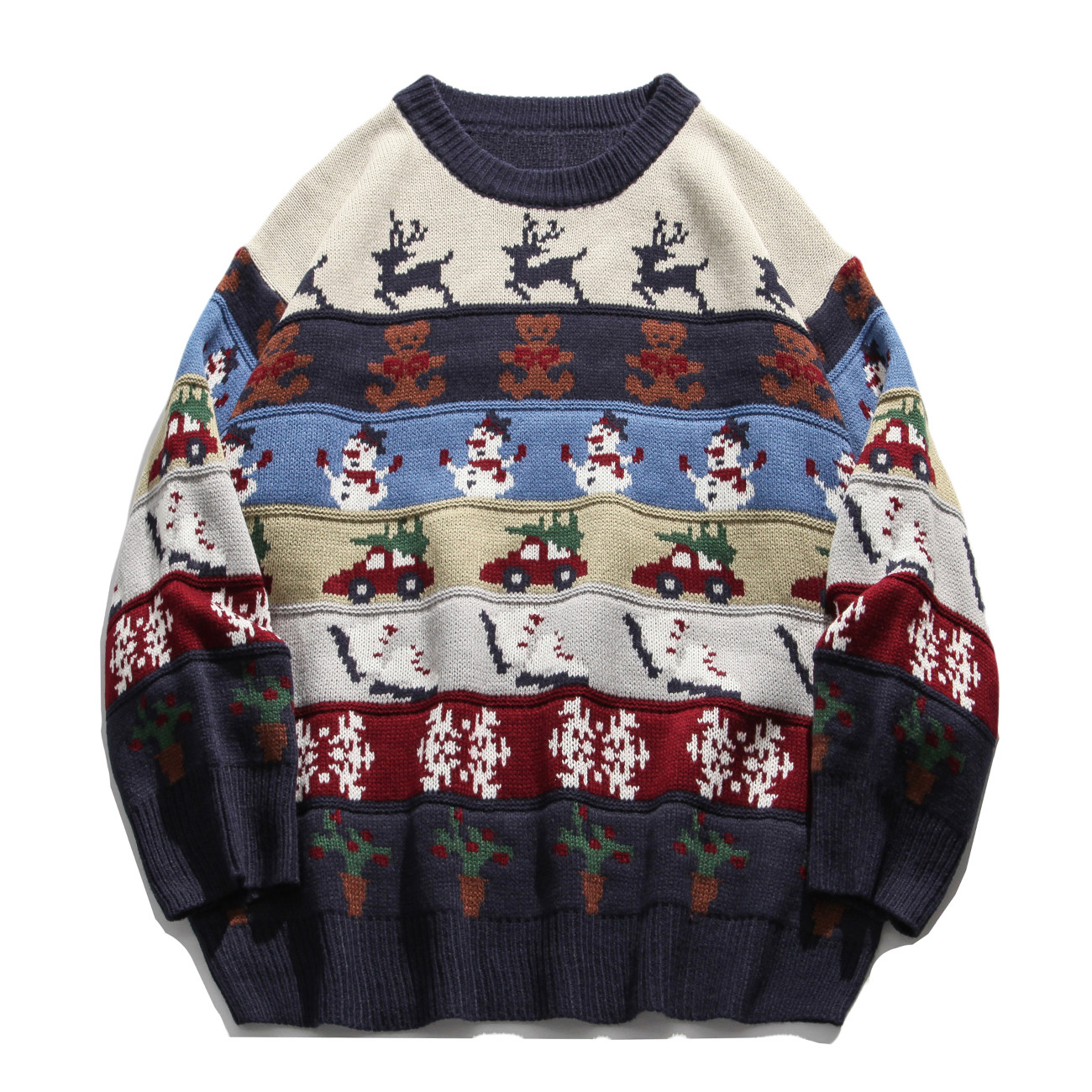 2021 New Hip Hop Streetwear Mens Knitted Harajuku Ugly Christmas Elk Snowman Sweater Oversize Cotton Loose Pullover Men Clothing 7rcg, Blue
2021 New Hip Hop Streetwear Mens Knitted Harajuku Ugly Christmas Elk Snowman Sweater Oversize Cotton Loose Pullover Men Clothing 7rcg, Blue