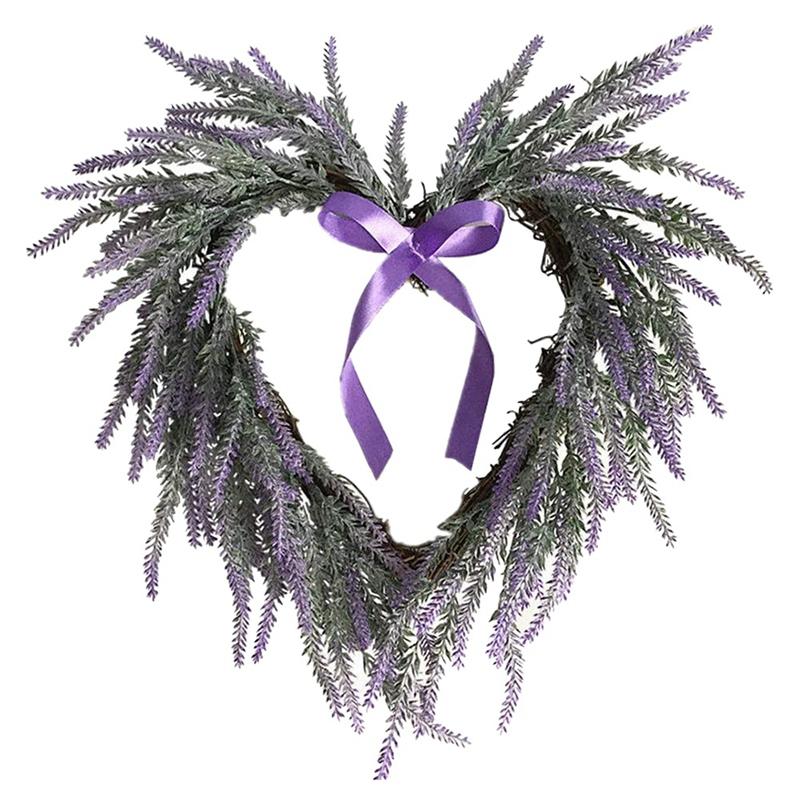 Hot XD-Heart-Shaped Artificial Lavender Wreath,Wedding Party Front Door Hanging Decor for Christmas Valentines Day, Purple
Hot XD-Heart-Shaped Artificial Lavender Wreath,Wedding Party Front Door Hanging Decor for Christmas Valentines Day, Purple