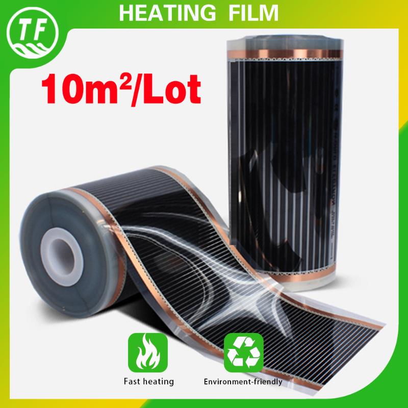 Hot 50CM* 20M/Roll 10m2 Korea Electric Floor Heating Films AC220V/230V 110W/M Far Infrared Carbon Heating Film
Hot 50CM* 20M/Roll 10m2 Korea Electric Floor Heating Films AC220V/230V 110W/M Far Infrared Carbon Heating Film