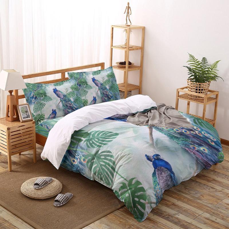 Peacock Watercolor Leaves Duvet Cover Set 2/3/15pcs Bedding Set Bed Sheet Pillowcases Cover1, As pic
Peacock Watercolor Leaves Duvet Cover Set 2/3/15pcs Bedding Set Bed Sheet Pillowcases Cover1, As pic