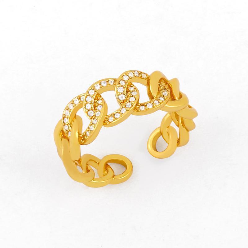 FLOLA Crystal Cuff Open Link Twisted Geometric Rings For Women Adjustable Gold Stone Chunky Chain Rings Zirconia Jewelry rigj481
FLOLA Crystal Cuff Open Link Twisted Geometric Rings For Women Adjustable Gold Stone Chunky Chain Rings Zirconia Jewelry rigj481