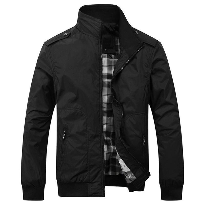 Men's Casual Jackets 4XL Fashion Male Solid Spring Autumn Coats Slim Fit Military Jacket Branded Men Outwears Clothes 201103, Black
Men's Casual Jackets 4XL Fashion Male Solid Spring Autumn Coats Slim Fit Military Jacket Branded Men Outwears Clothes 201103, Black