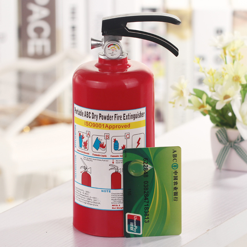 Creative cofre Money Box Fire Extinguisher Piggy Bank for money Plastic Decoration Coins Piggy Bank Gift Tirelire Safe Moneybox 201125