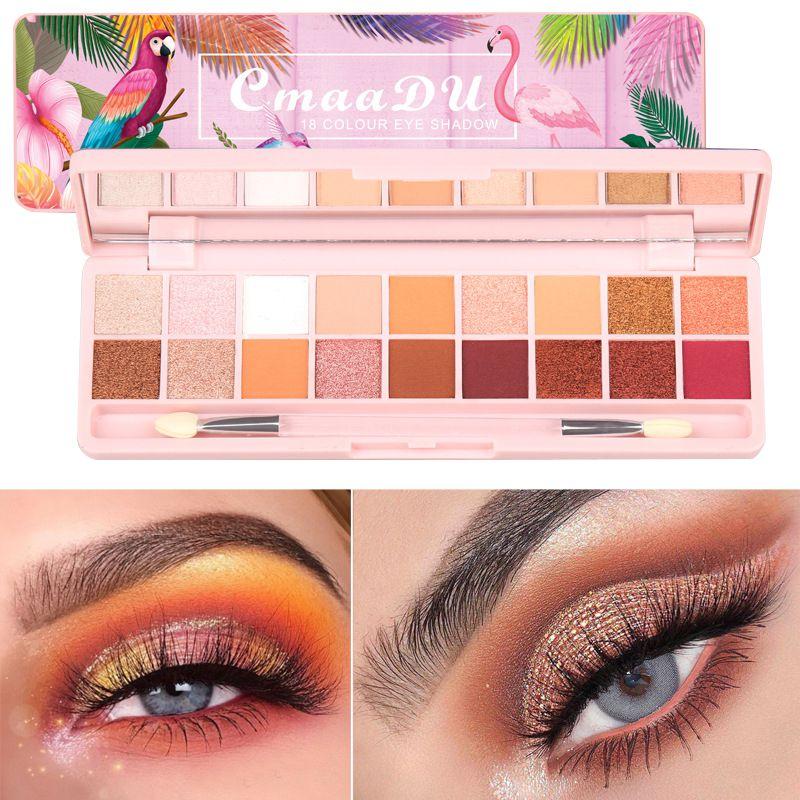 Glitter Eyeshadow Matte Shimmer Eye shadow Palette Powder Waterproof Nude Eye Pigmented Makeup 18 Colors 2020, 01
Glitter Eyeshadow Matte Shimmer Eye shadow Palette Powder Waterproof Nude Eye Pigmented Makeup 18 Colors 2020, 01