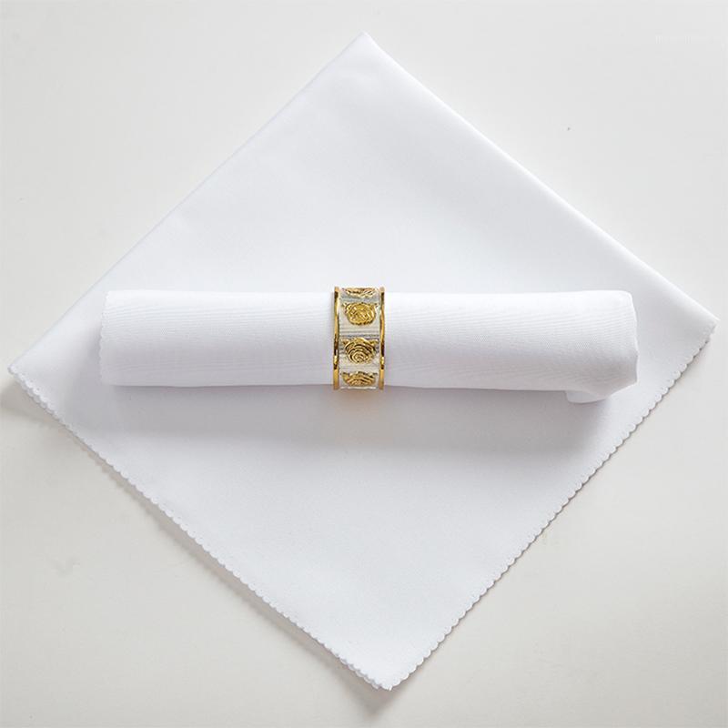 Solid Color White Wedding Table Cloth Napkins Recycled Textile Napkins Polyester Restaurant Handkerchie Eco-Friendly 48cm Square1
Solid Color White Wedding Table Cloth Napkins Recycled Textile Napkins Polyester Restaurant Handkerchie Eco-Friendly 48cm Square1