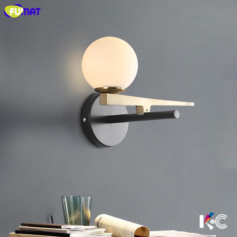 FUMAT Glass Ball Wall Lamps Modern Brief Glass Shade Wall Lights Flexible Living room Bedside Lamp Sconces LED Lights
FUMAT Glass Ball Wall Lamps Modern Brief Glass Shade Wall Lights Flexible Living room Bedside Lamp Sconces LED Lights