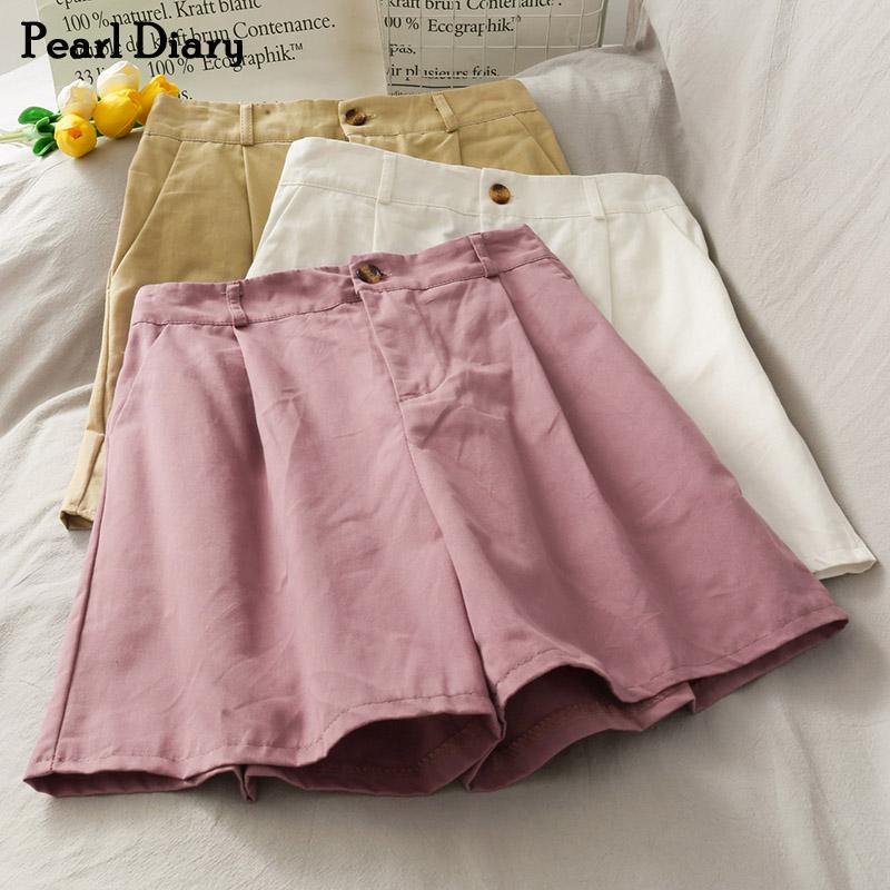 Pearl Diary Women Wide Leg Shorts High Waist Summer Cotton Preppy Short With Side Pocket Belt Loops Button Back Waist Elastic, Apricot
Pearl Diary Women Wide Leg Shorts High Waist Summer Cotton Preppy Short With Side Pocket Belt Loops Button Back Waist Elastic, Apricot