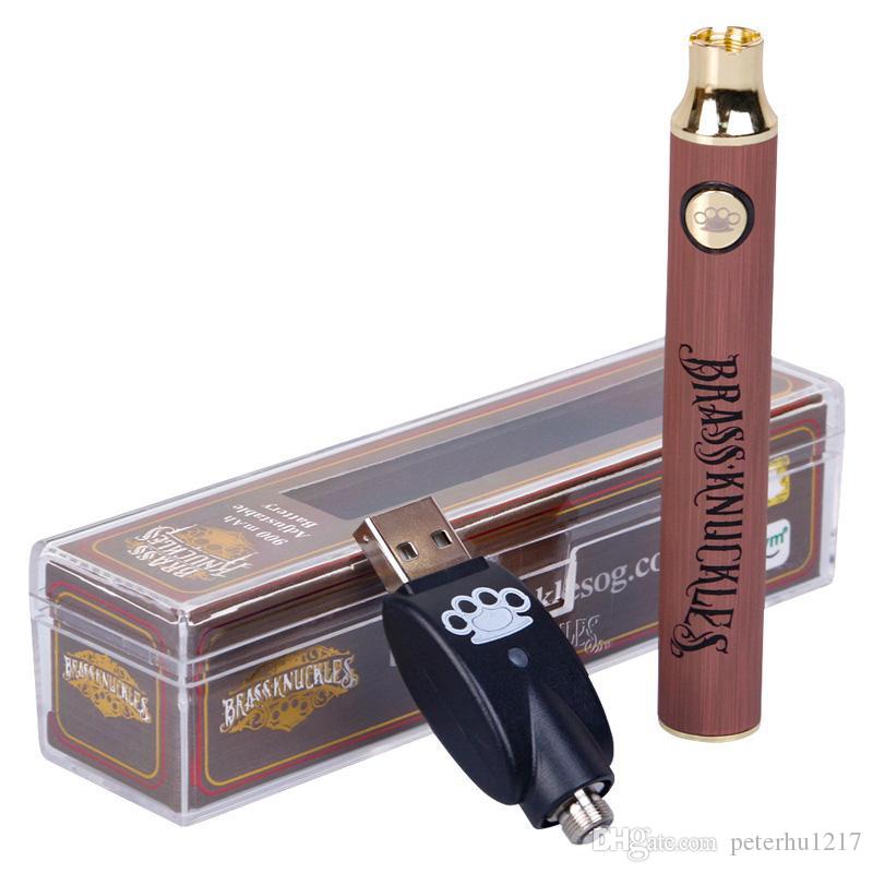 Brass Knuckles Battery 650mAh Good 900mAh Wood SS Vape Pen Preheat VV Variable Voltage Battery For 510 Thick Oil Cartridge Tank
Brass Knuckles Battery 650mAh Good 900mAh Wood SS Vape Pen Preheat VV Variable Voltage Battery For 510 Thick Oil Cartridge Tank