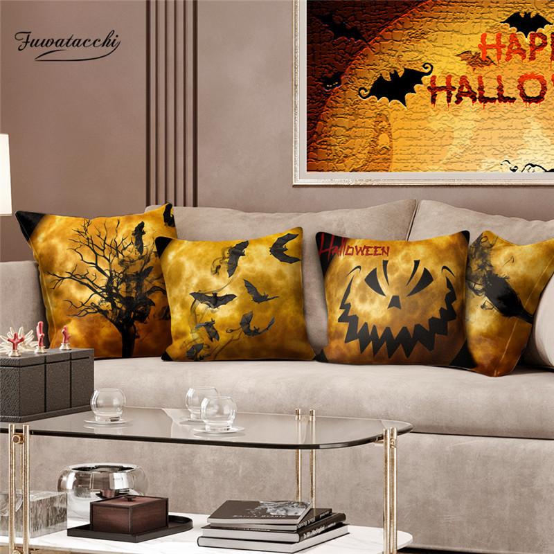 Fuwatacchi Halloween Pattern Cushion Cover Pumpkin Ghost Double Sides Printed Pillow Covers for Home Sofa Car Decor Pillowcases, Pctprfs000201
Fuwatacchi Halloween Pattern Cushion Cover Pumpkin Ghost Double Sides Printed Pillow Covers for Home Sofa Car Decor Pillowcases, Pctprfs000201