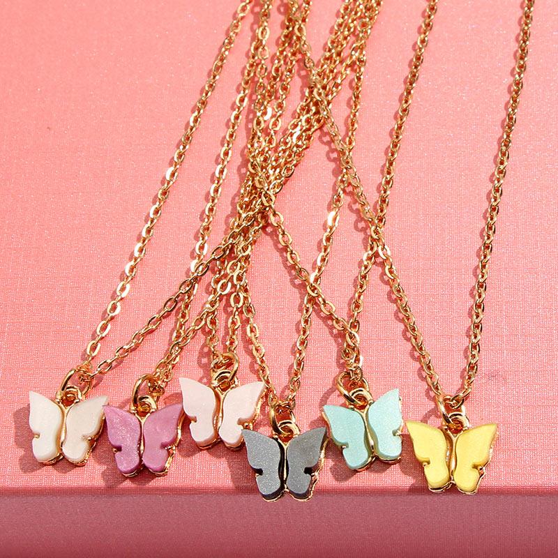 Flatfoosie Korean Sweet Resin Butterfly Necklaces For Women Long Chain Fashion Statement Pendant Necklace Jewelry Party Gift
Flatfoosie Korean Sweet Resin Butterfly Necklaces For Women Long Chain Fashion Statement Pendant Necklace Jewelry Party Gift
