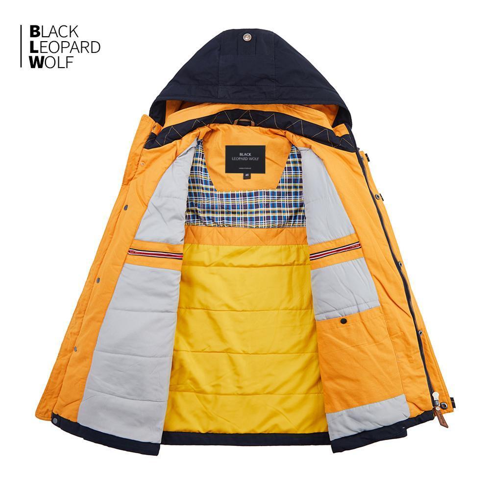 Blackleopardwolf new arrival spring jacket men thick cotton high quality with a hood down jacket for spring ZC-027 201023