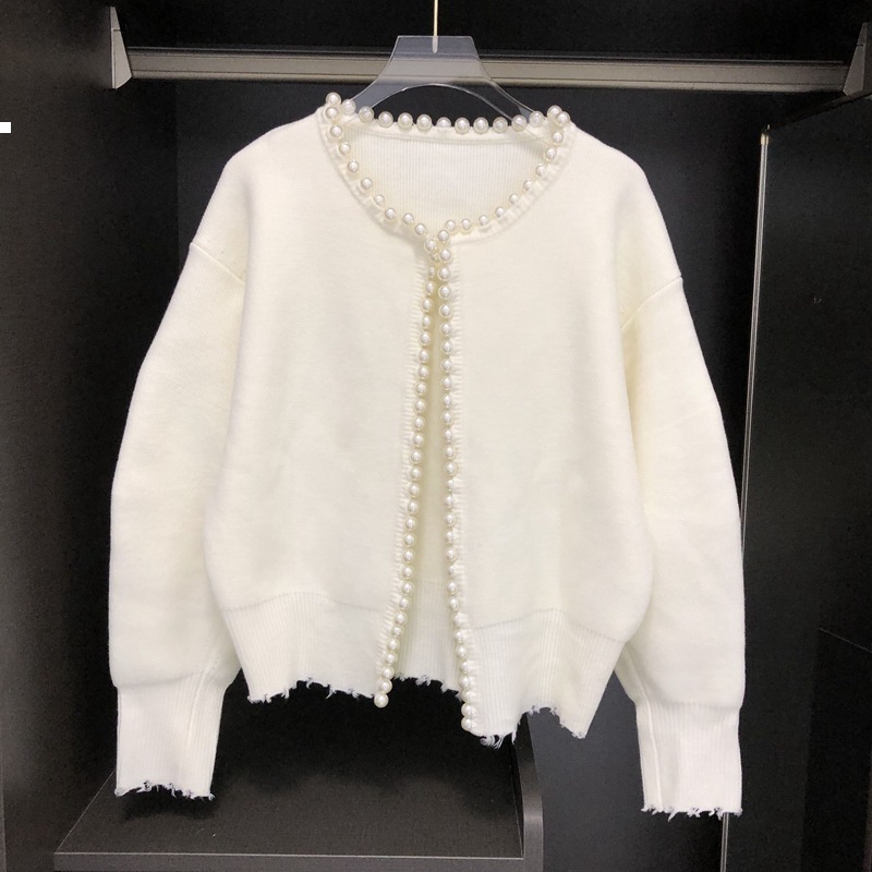 New Autumn 2021 Black Celebrity Mesh Cardigan Lantern Luxury Designer Sweater Woman Clothes Xgud W01Y, White
New Autumn 2021 Black Celebrity Mesh Cardigan Lantern Luxury Designer Sweater Woman Clothes Xgud W01Y, White