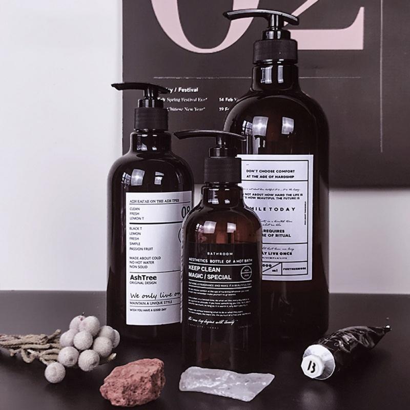 Nordic Style Brown Bath Refillable Bottle Shower Gel Shampoo Press Bottle Shower Gel Refillable Bath Storage Bottles
Nordic Style Brown Bath Refillable Bottle Shower Gel Shampoo Press Bottle Shower Gel Refillable Bath Storage Bottles