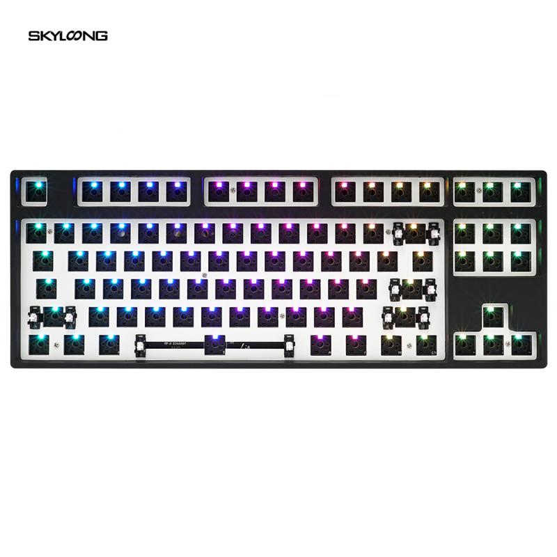 gk87 hot swappable 80% Custom Mechanical Keyboard Kit support rgb switch leds type c has software programmable balck white case
gk87 hot swappable 80% Custom Mechanical Keyboard Kit support rgb switch leds type c has software programmable balck white case