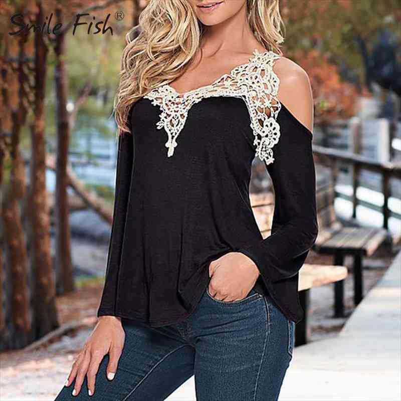 5xl Crochet V Neck Women Blouses Casual Long Sleeve Shirts Streetwear Blusas Female Shoulder Lace Tops Plus Size Lx053, White
5xl Crochet V Neck Women Blouses Casual Long Sleeve Shirts Streetwear Blusas Female Shoulder Lace Tops Plus Size Lx053, White