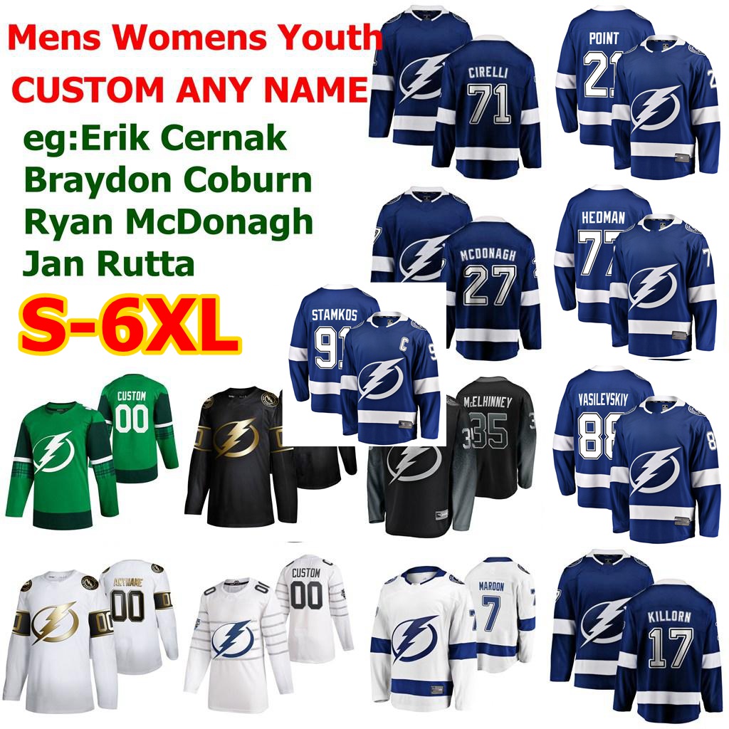 S-6XL All Star Tampa Bay Lightning Hockey Jerseys 24 Zach Bogosian 2 Luke Schenn Scott Wedgewood Steven Stamkos Brayden Point Custom Stitche, Mens black 2019 golden edition
S-6XL All Star Tampa Bay Lightning Hockey Jerseys 24 Zach Bogosian 2 Luke Schenn Scott Wedgewood Steven Stamkos Brayden Point Custom Stitche, Mens black 2019 golden edition