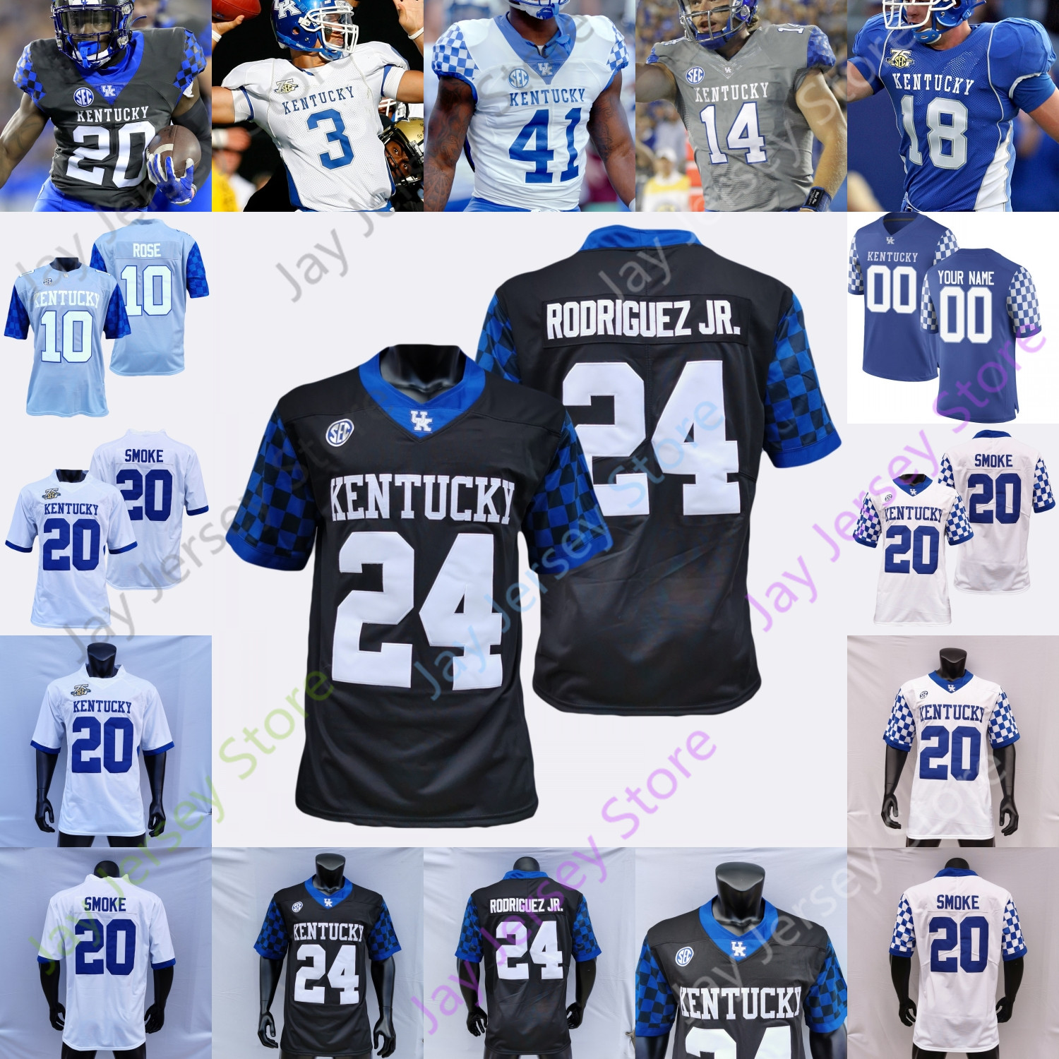 2020 Custom Kentucky Wildcats Football Jersey NCAA College 1 Lynn Bowden 26 Benjamin Snell 41 Josh Allen 19 Akeem Hayes 20 Kavosiey Smoke, Black i
2020 Custom Kentucky Wildcats Football Jersey NCAA College 1 Lynn Bowden 26 Benjamin Snell 41 Josh Allen 19 Akeem Hayes 20 Kavosiey Smoke, Black i