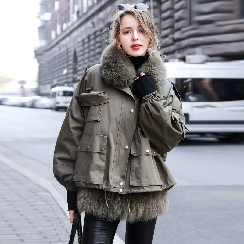 winter coats women women coats and jackets winter white fur coat autumn jacket women T200915