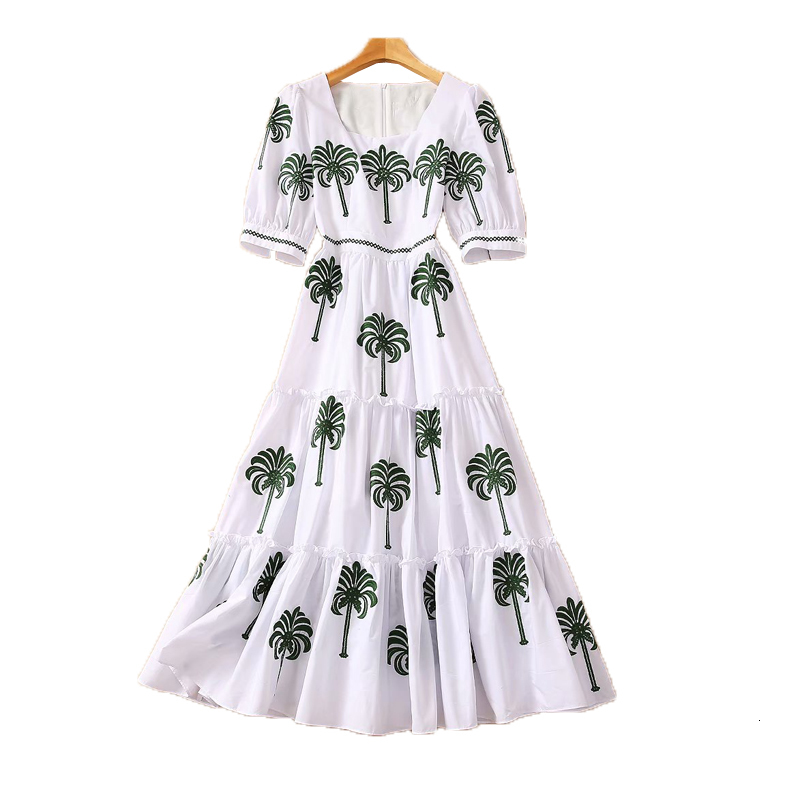 New Spring Embroidered Flowers Short Sleeves Fit Personally Elegant Mid-length in High Quality Women's Clothes Jjkz, Green
New Spring Embroidered Flowers Short Sleeves Fit Personally Elegant Mid-length in High Quality Women's Clothes Jjkz, Green