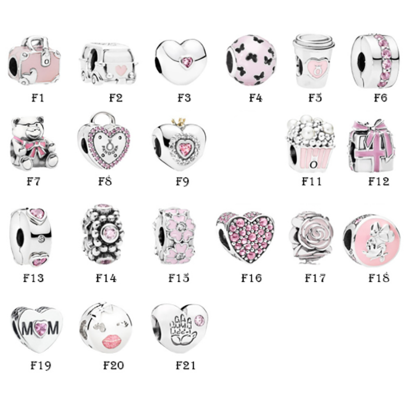 NEW 925 Sterling Silver Fit Pandora Charms Bracelets Love Heart Butterfly Crown Gift Mom Flower Bus Charms for European Women Wedding Original Fashion Jewelry
NEW 925 Sterling Silver Fit Pandora Charms Bracelets Love Heart Butterfly Crown Gift Mom Flower Bus Charms for European Women Wedding Original Fashion Jewelry