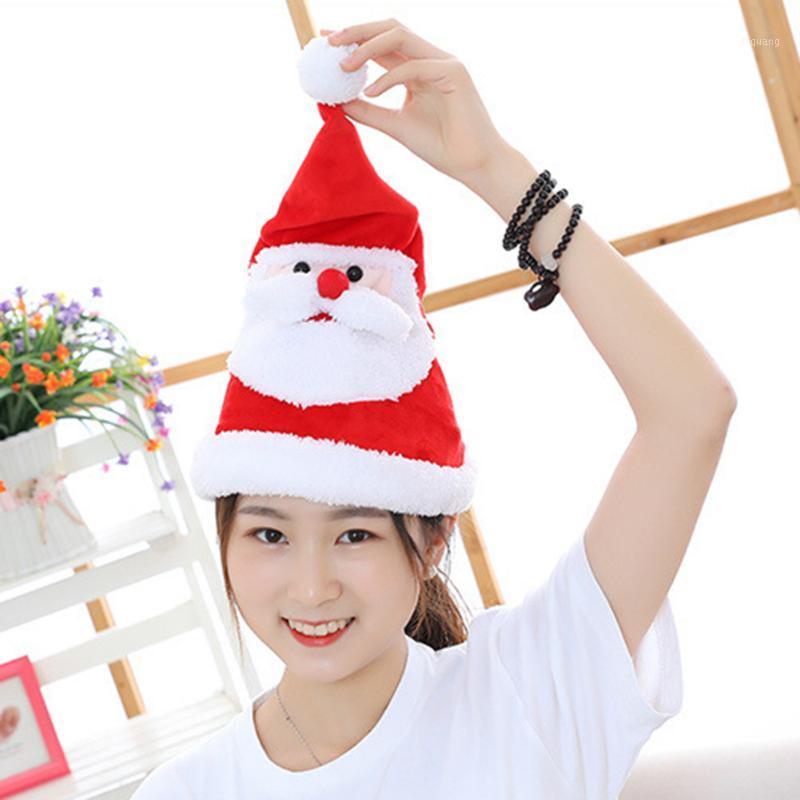 New Xmas Santa Hat Electric Christmas Plush Hat with Light Sing Illuminated Swing Santa Christmas Decoration Gift1
New Xmas Santa Hat Electric Christmas Plush Hat with Light Sing Illuminated Swing Santa Christmas Decoration Gift1