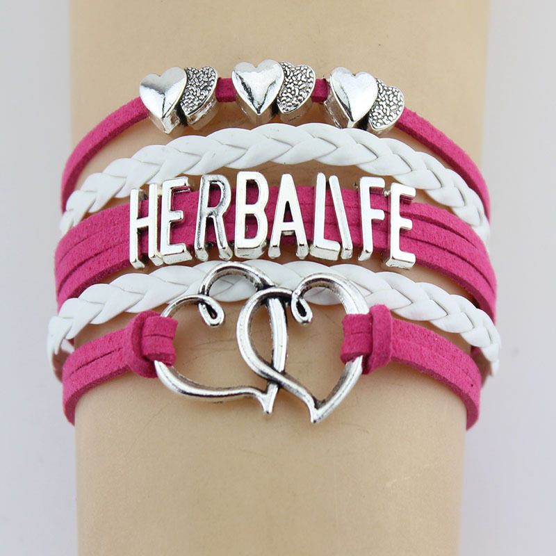 Infinity Love Herbalife Double Heart Charm Wrap Bracelets Heart Bracelet Wax Leather Custom Women&men Bracelets Jewelry
Infinity Love Herbalife Double Heart Charm Wrap Bracelets Heart Bracelet Wax Leather Custom Women&men Bracelets Jewelry
