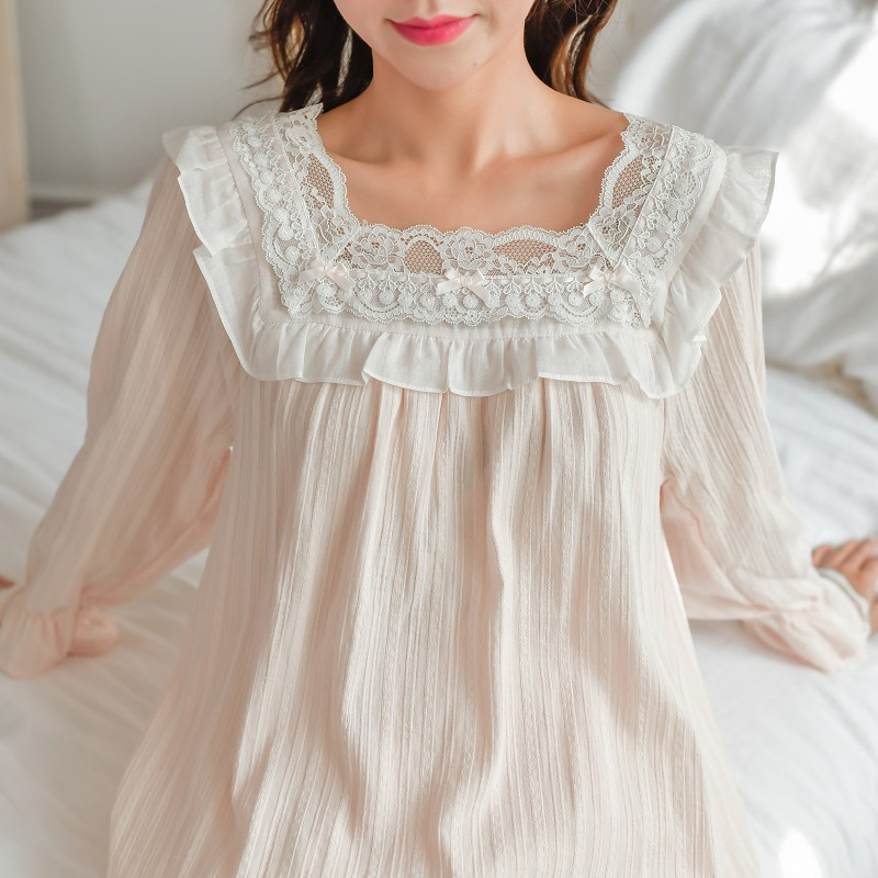 Sweet Cotton Women's Pink /Light Green Color Striped Pajamas Sets Spring Autumn Long Sleeve Casual Nightwear Present Hairband 201027wtt