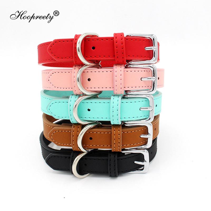 PU Leather Solid Soft Colorful Pet Dog Collar For Small Medium Large Dogs Neck Strap Adjustable Safe Puppy Kitten Cats Collar
PU Leather Solid Soft Colorful Pet Dog Collar For Small Medium Large Dogs Neck Strap Adjustable Safe Puppy Kitten Cats Collar