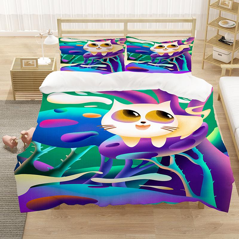 High Quality Pattern Animal Bedding Set 3D Printing Children Cartoon Quilt Cover And Pillowcase Three-Piece Set, Lz4
High Quality Pattern Animal Bedding Set 3D Printing Children Cartoon Quilt Cover And Pillowcase Three-Piece Set, Lz4