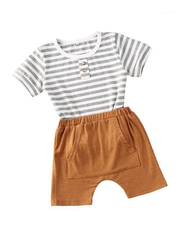 Newborn Baby Boys 2Pcs Outfits Summer Short Sleeve Striped T-Shirt + Elastic Shorts Set for Daily Life1, As pic
Newborn Baby Boys 2Pcs Outfits Summer Short Sleeve Striped T-Shirt + Elastic Shorts Set for Daily Life1, As pic